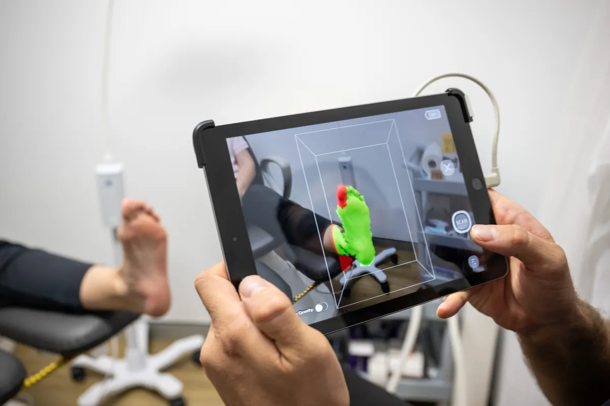 3D foot scanning at the Suncoast Podiatry Bli Bli clinic