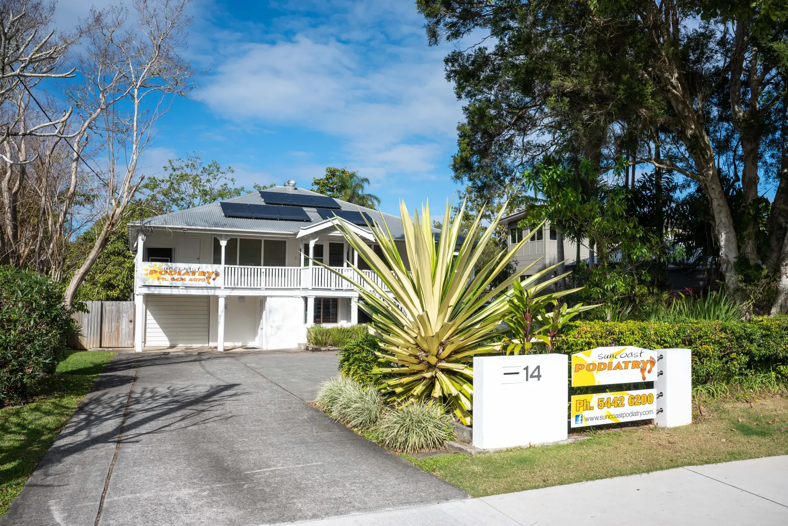 Suncoast Podiatry clinic at 14 Diamond Street, Cooroy