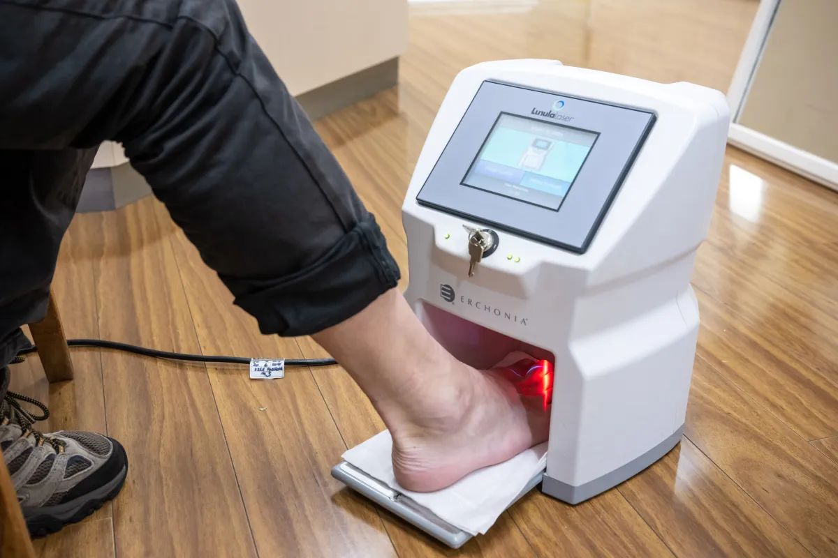 Lunula laser treatment available at Suncoast Podiatry Noosa